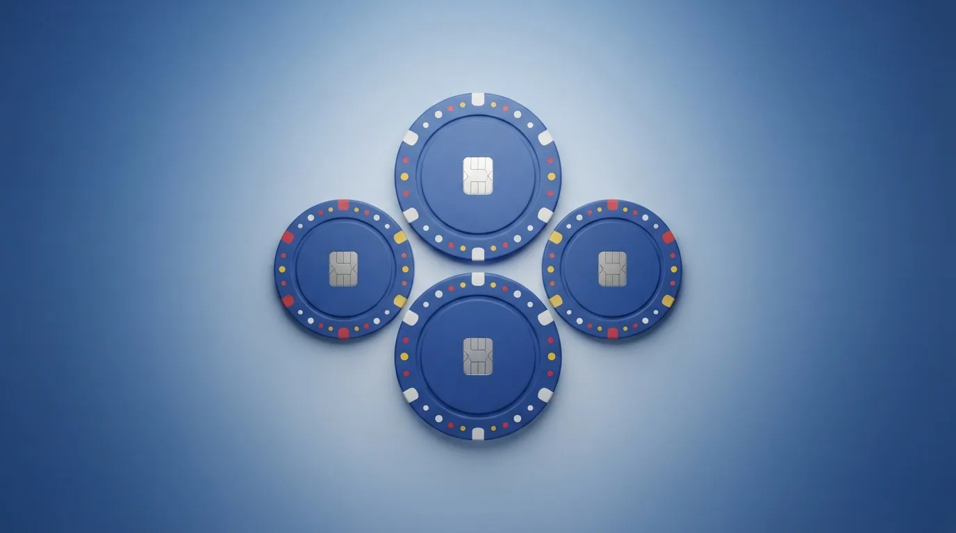 Comparativa visual de tres fichas de bono de casino online con los elementos clave visibles: porcentaje de bonificación, importe máximo y distintivo de giros gratis