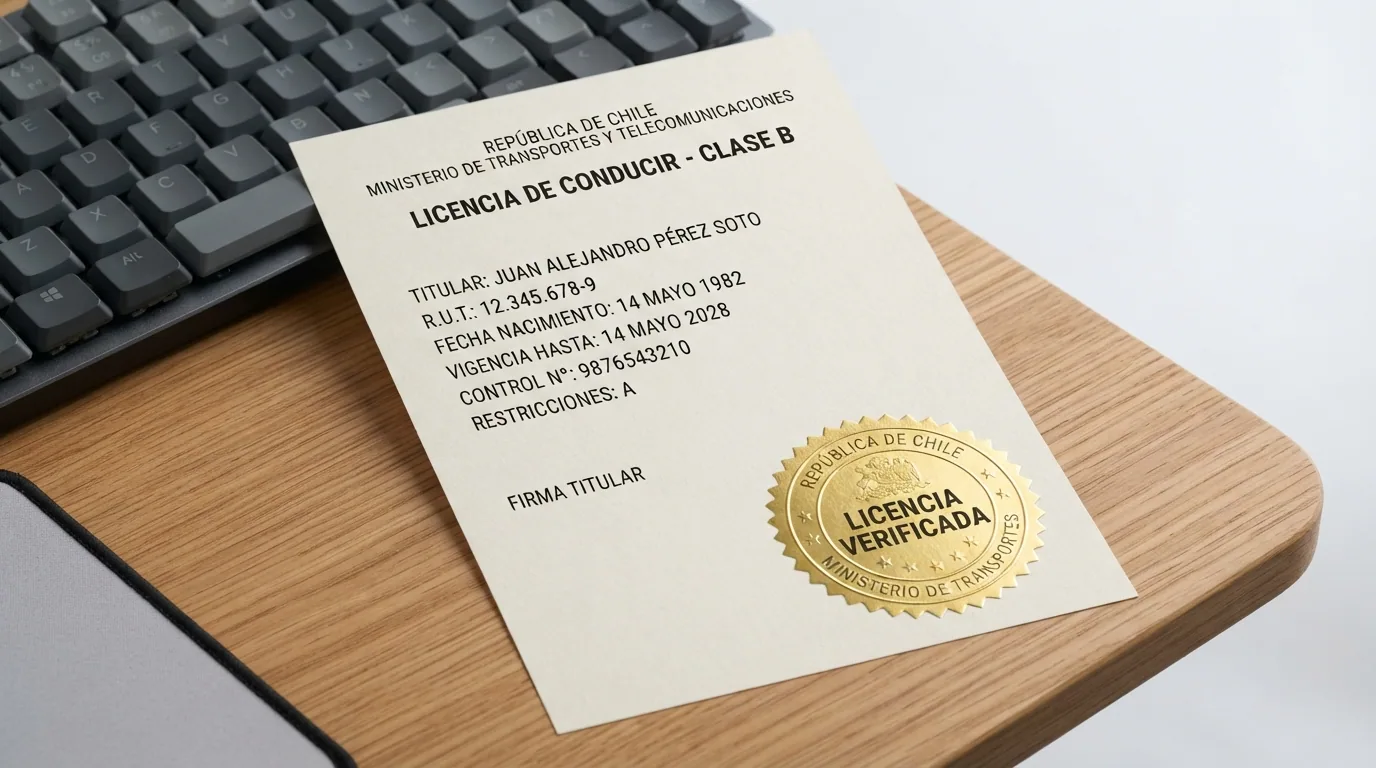 Documento oficial con el sello de la DGOJ y el dominio .es resaltado sobre el teclado de un ordenador