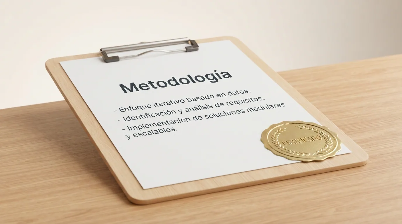 Documentos de verificación, pantalla del registro público de la DGOJ y notas con criterios de evaluación sobre una mesa