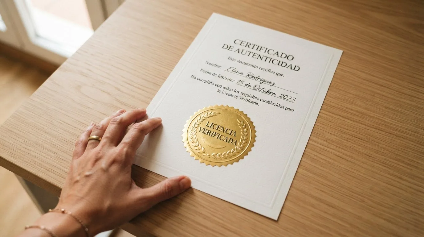 Sello institucional de la Dirección General de Ordenación del Juego sobre fondo azul junto a un candado abierto